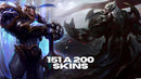 151 A 200 SKINS ┃ CONTA NFA LEAGUE OF LEGENDS