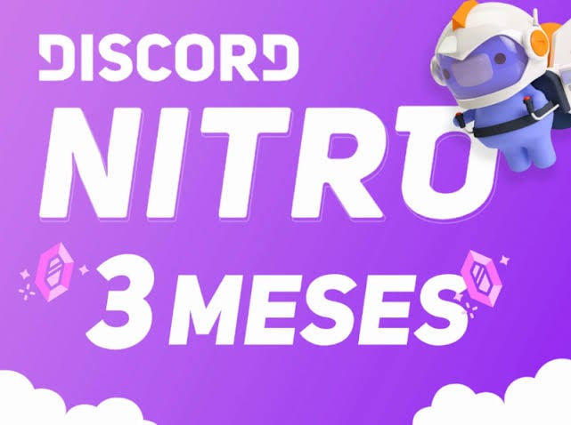 DISCORD NITRO - 3 MESES (Leia a descrição)